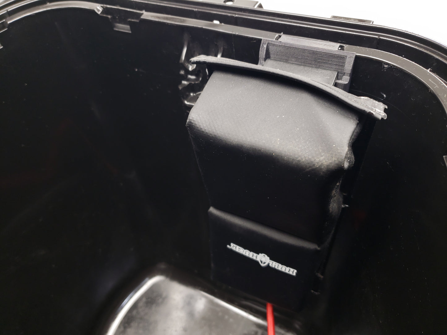 ST3 Hull Accessories Aftermarket Fender Holder Hanging in Sea Doo Front Storage Bin.