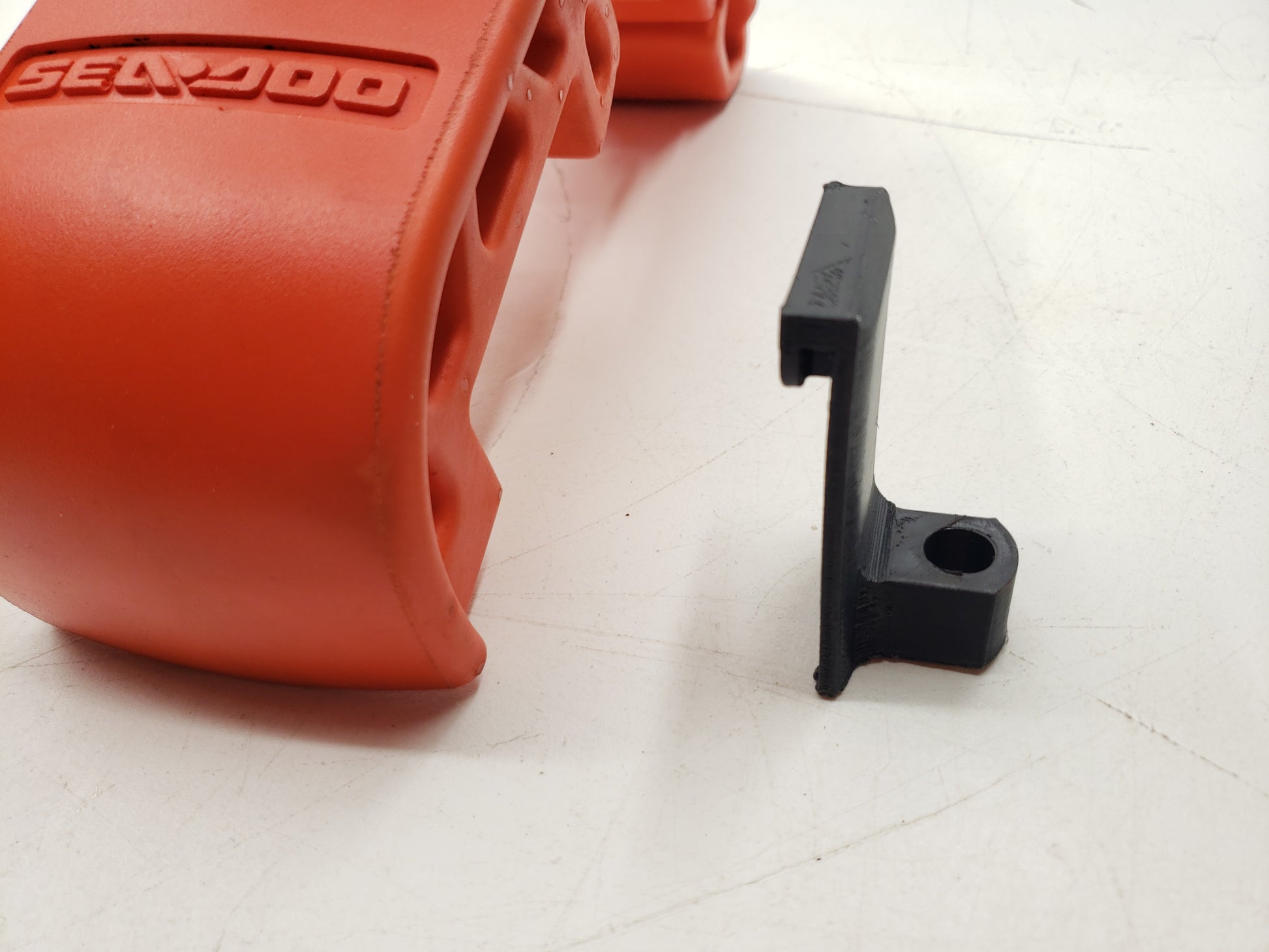 ST3 Hull Accessories OEM Fender Holder Next to OEM Sea Doo Fender.