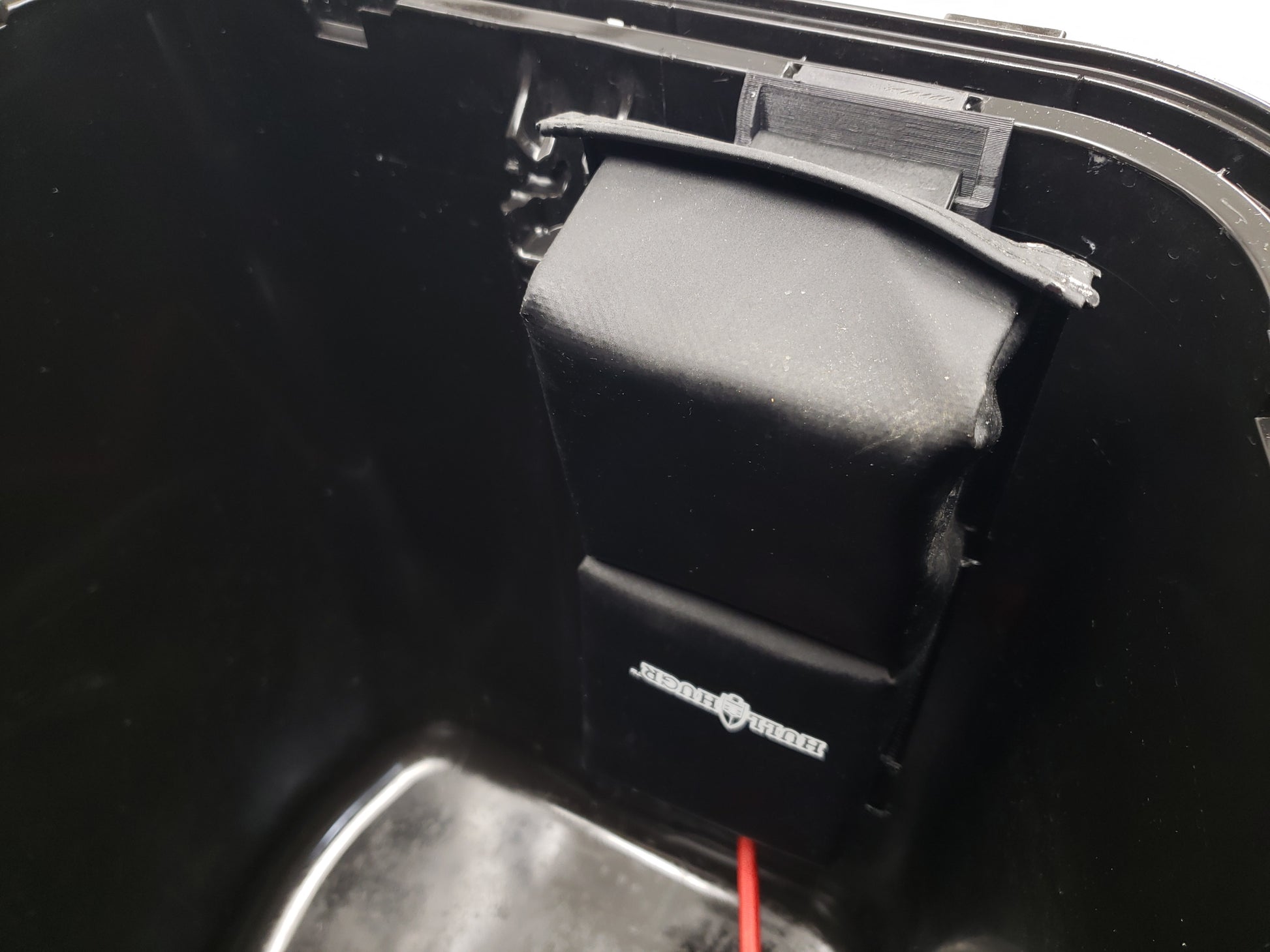 ST3 Hull Accessories Aftermarket Fender Holder Hanging in Sea Doo Front Storage Bin. 