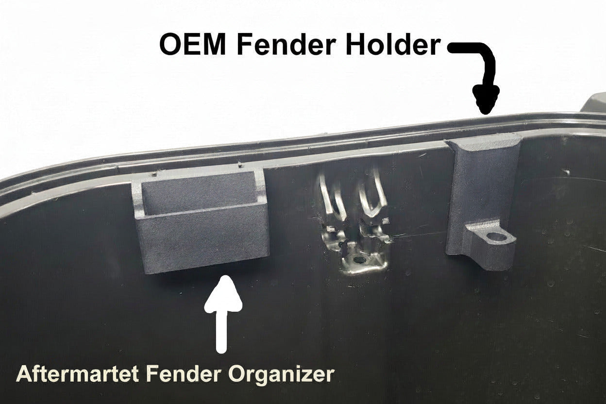 Distinguishing ST3 Hull Accessories  OEM from After Market Fender Holder.