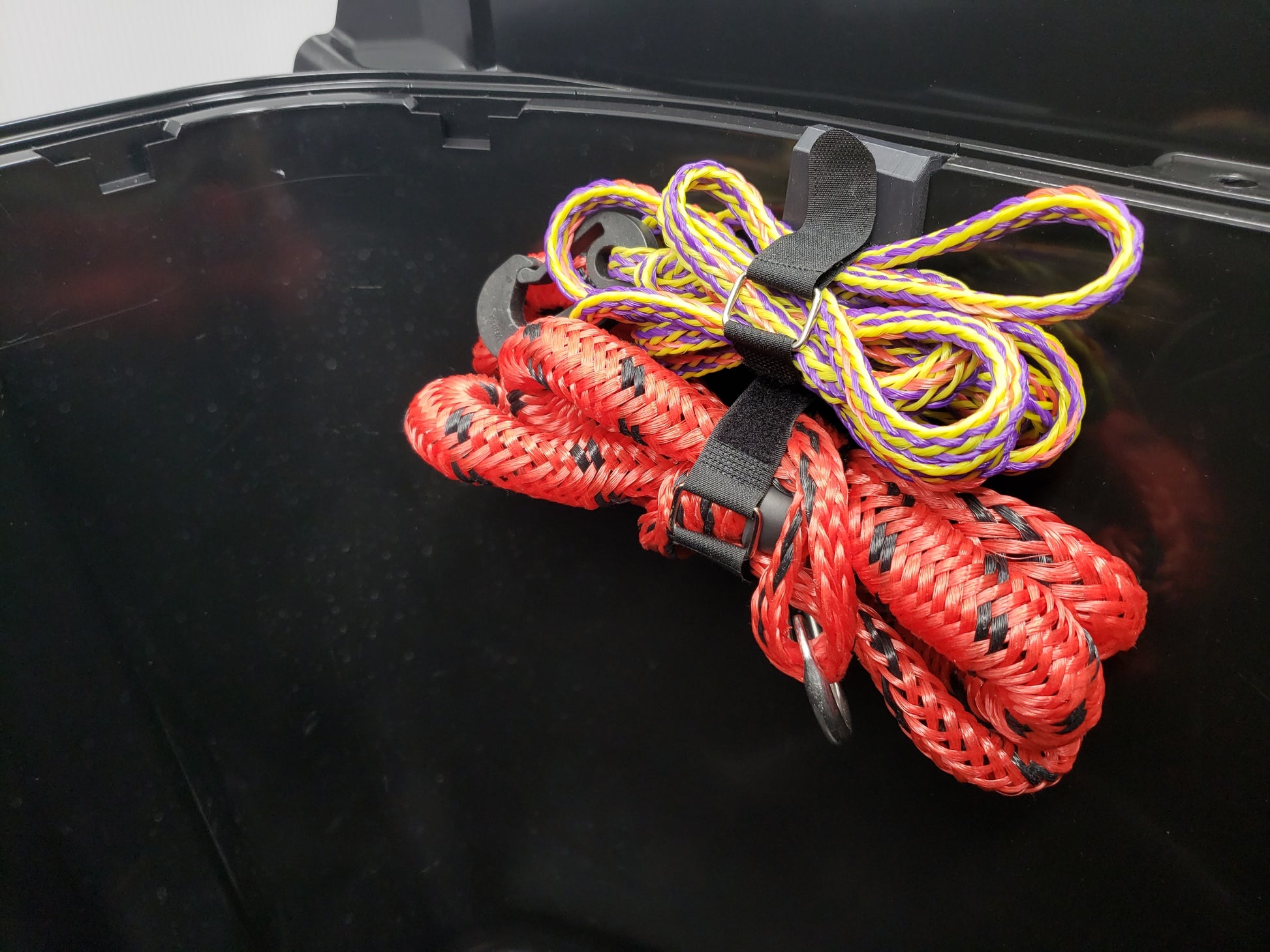 ST3 Hull Accessories Doc Line Organizer in Sea Doo Storage Bin.