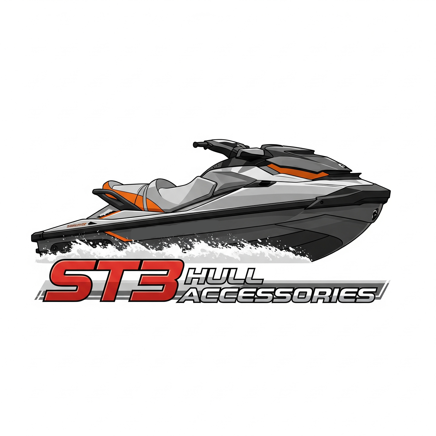 ST3 Hull Accessories Jet Ski Logo